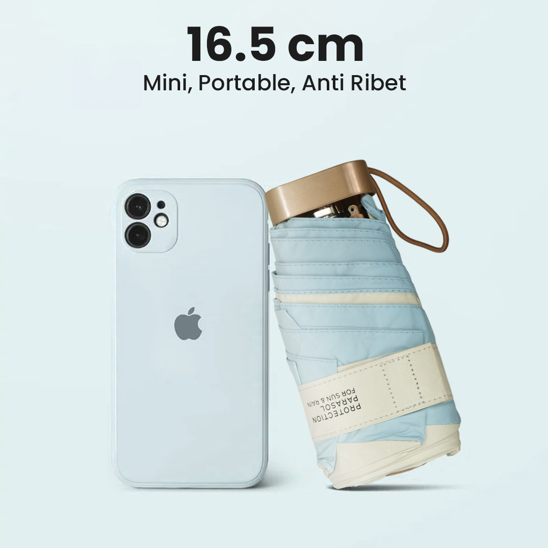 Gambar produk ETERNAL Payung Lipat Buka Tutup Manual Anti UV Protection UPF50+ - E-50