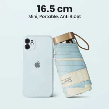 Gambar produk ETERNAL Payung Lipat Buka Tutup Manual Anti UV Protection UPF50+ - E-50