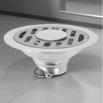 Gambar produk Jing Pin Jie Ju Saluran Air Floor Drain Short Seal Stainless Steel Dual Use - LEE001