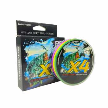 Gambar produk TaffSPORT Senar Pancing PE 4 Braided Strand Fishing Line 100M 8.0 - X4