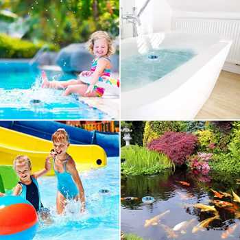 Gambar produk SKEIDO Termometer Kolam Renang Solar Panel Pool Floating Thermometer - SK-11