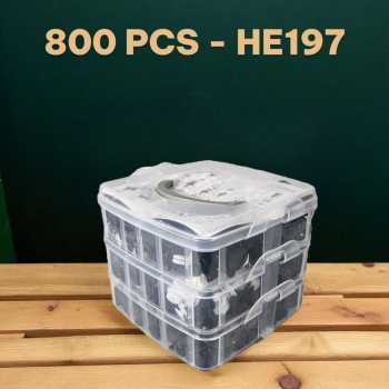 OTOHEROES Baut Rivet Plastik Mobil Universal Klip Pengencang 800 PCS - HE197