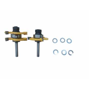 Gambar produk Yumun Mata Profil Kayu Tongue and Groove Shank Milling Cut 6mm 2 PCS - YTG