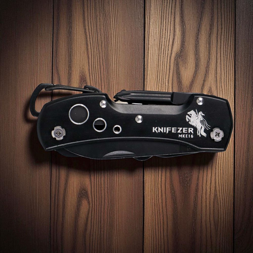 Gambar produk KNIFEZER Pisau Swiss Army Pocket Knife EDC Multifungsi - MKE16