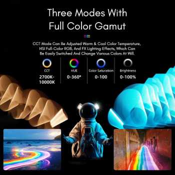 Gambar produk Tolifo Lampu LED RGB Studio Fill Light Stick 2700-10000K 2200mAh 30W - ST-30RGB