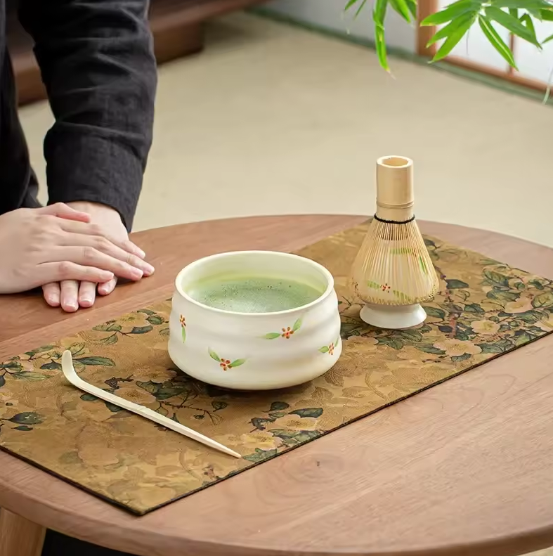 Gambar produk CZSAE Matcha Set Kit Chawan Chasen Stand Chashaku Ceramic 580ml 4 PCS - CZ1