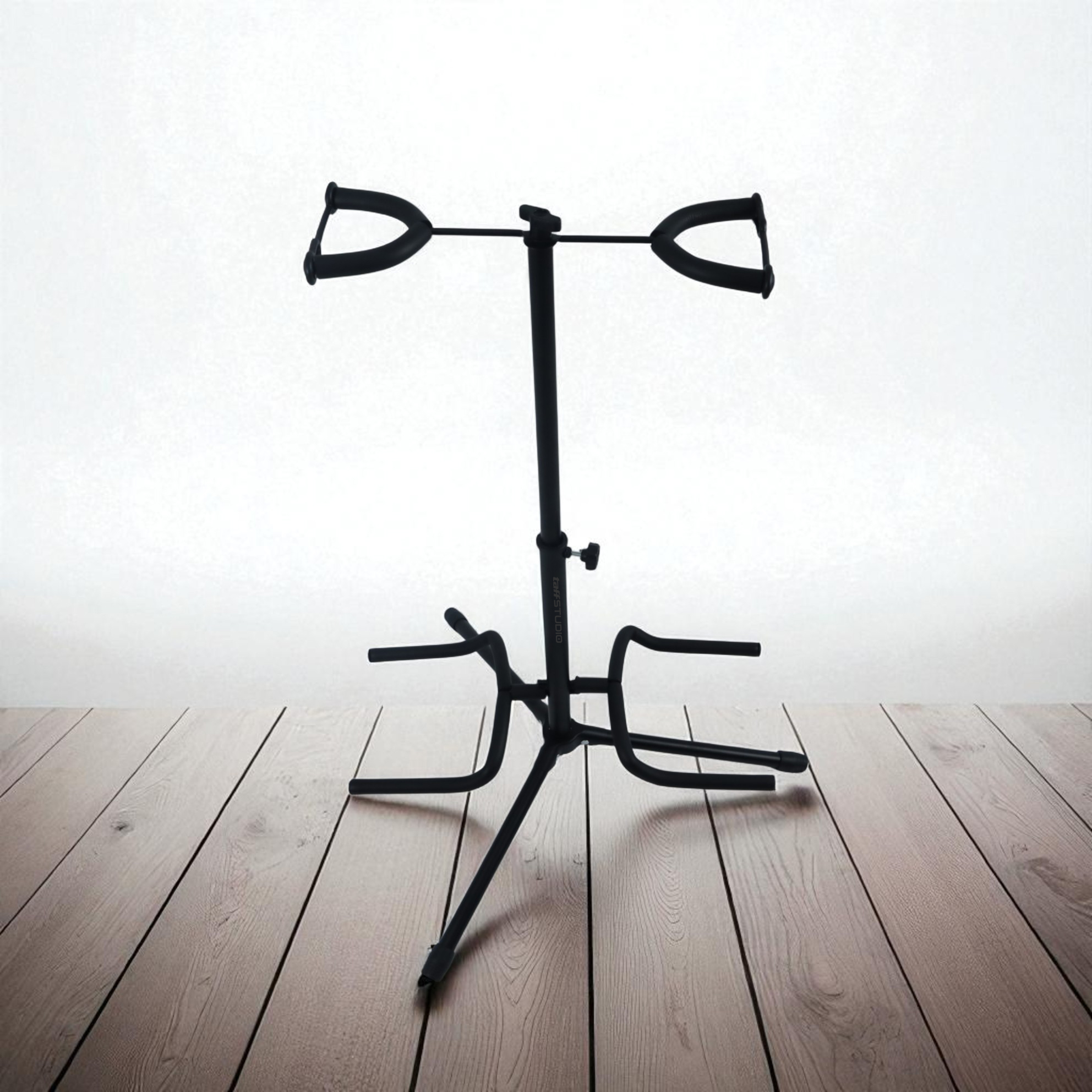 Gambar produk TaffSTUDIO Stand Gitar Double Guitar Stand Metal Dock Adjustable - INU128