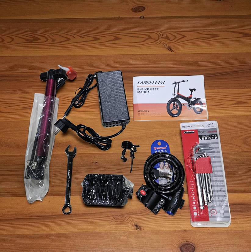 Gambar produk Lankeleisi Sepeda Listrik Lipat Folding Bike Luxury Edition 48V 10.4Ah - G660