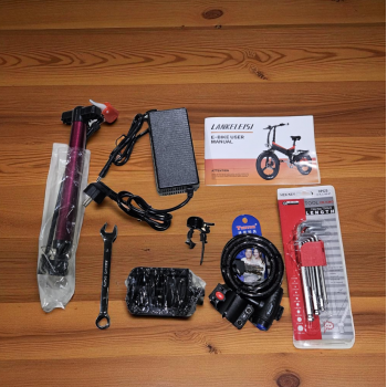 Gambar produk Lankeleisi Sepeda Listrik Lipat Folding Bike Luxury Edition 48V 10.4Ah - G660