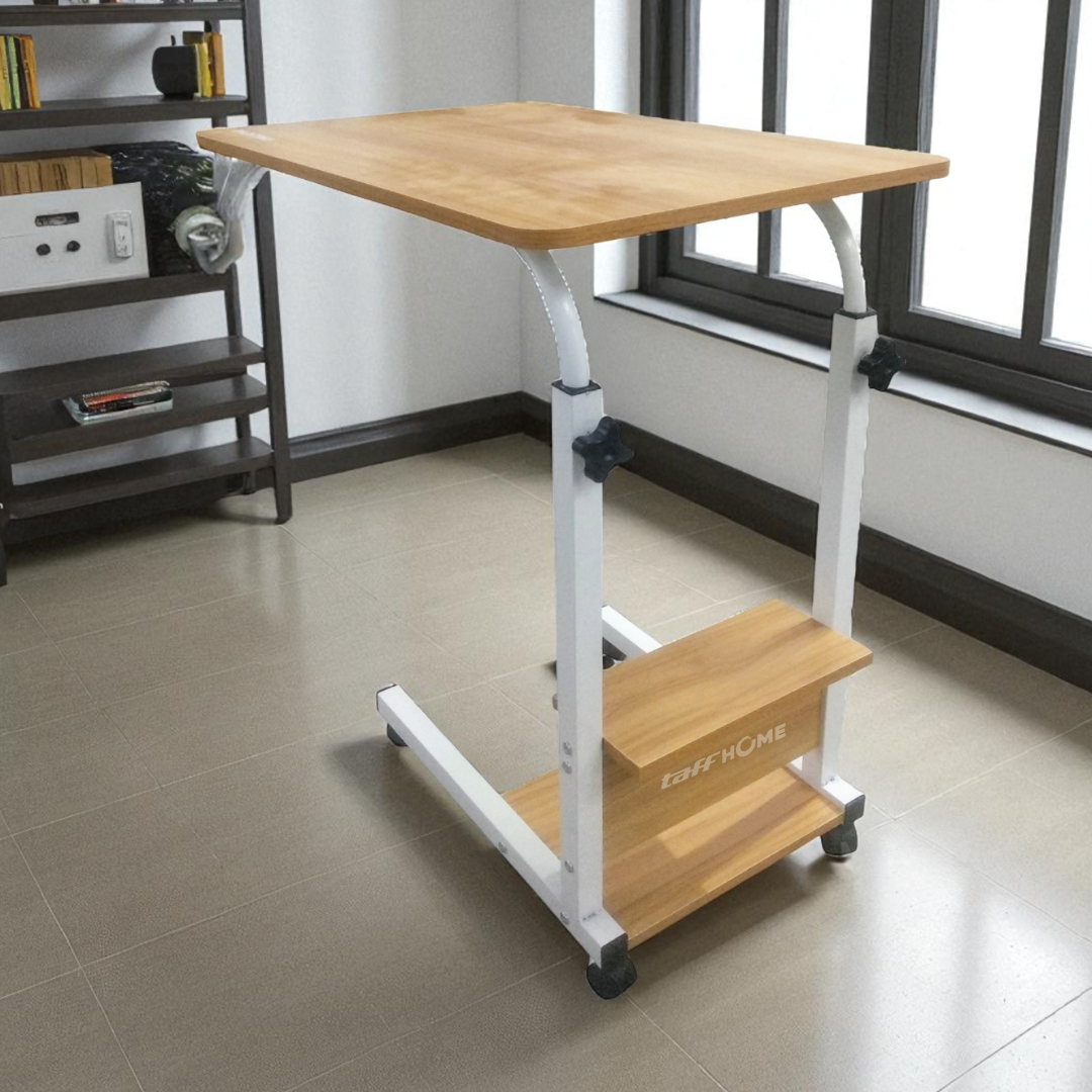 TaffHOME Meja Rak Laptop Adjustable Portable Desk with 1 Rack - ND03 Gambar produk TaffHOME Meja Rak Laptop Adjustable Portable Desk with 1 Rack - ND03