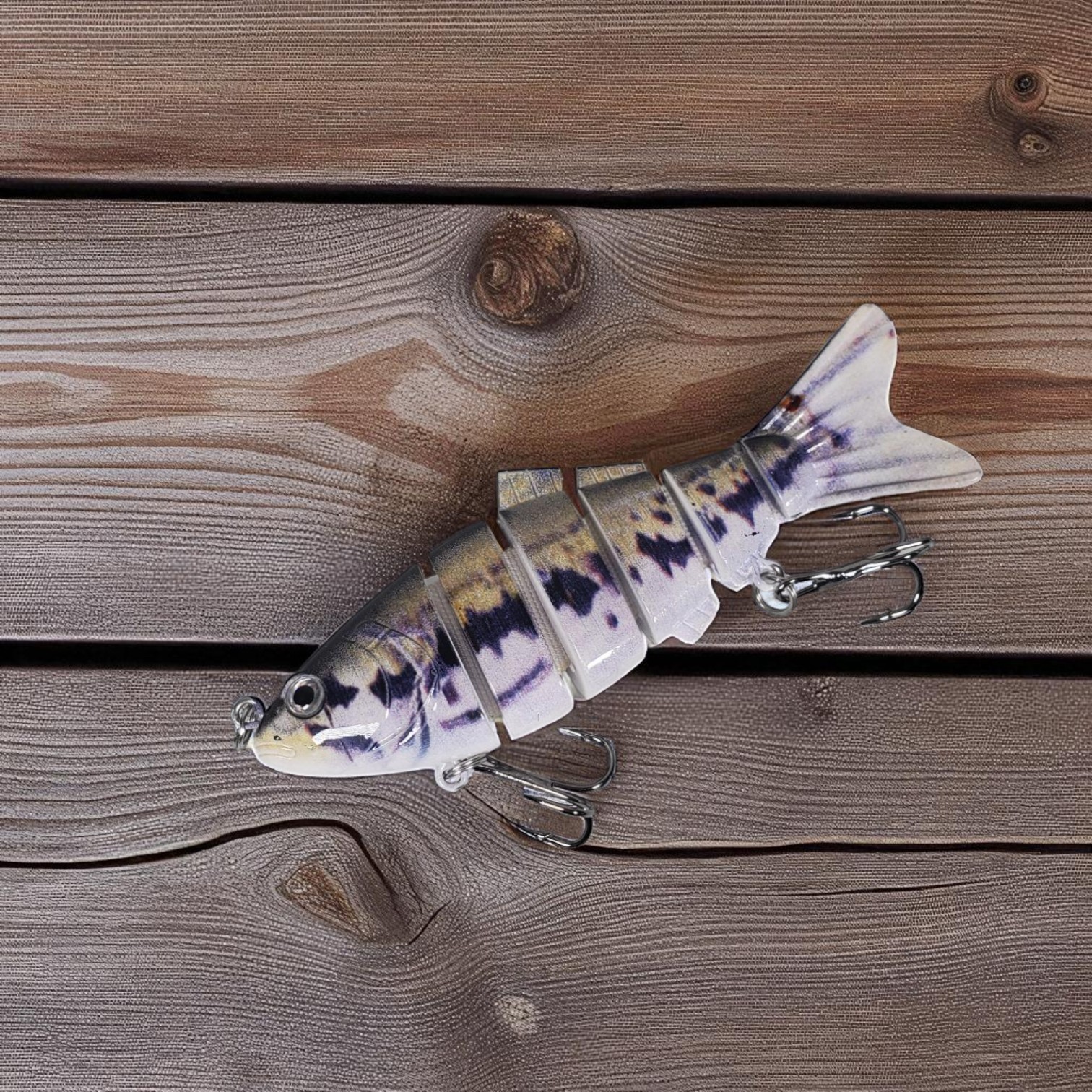 Gambar produk BASSLER Umpan Pancing Ikan Lifelike Fish Bait Lure 6 Section 10cm 18g - BS180