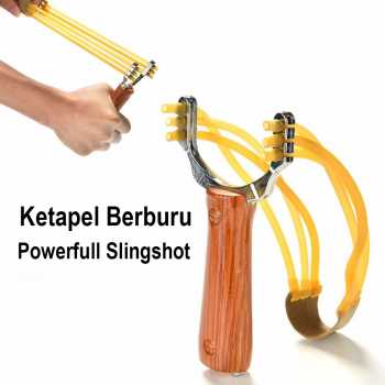 Gambar produk Jingpindangong Ketapel Berburu Slingshot Aluminium Alloy - OD-014