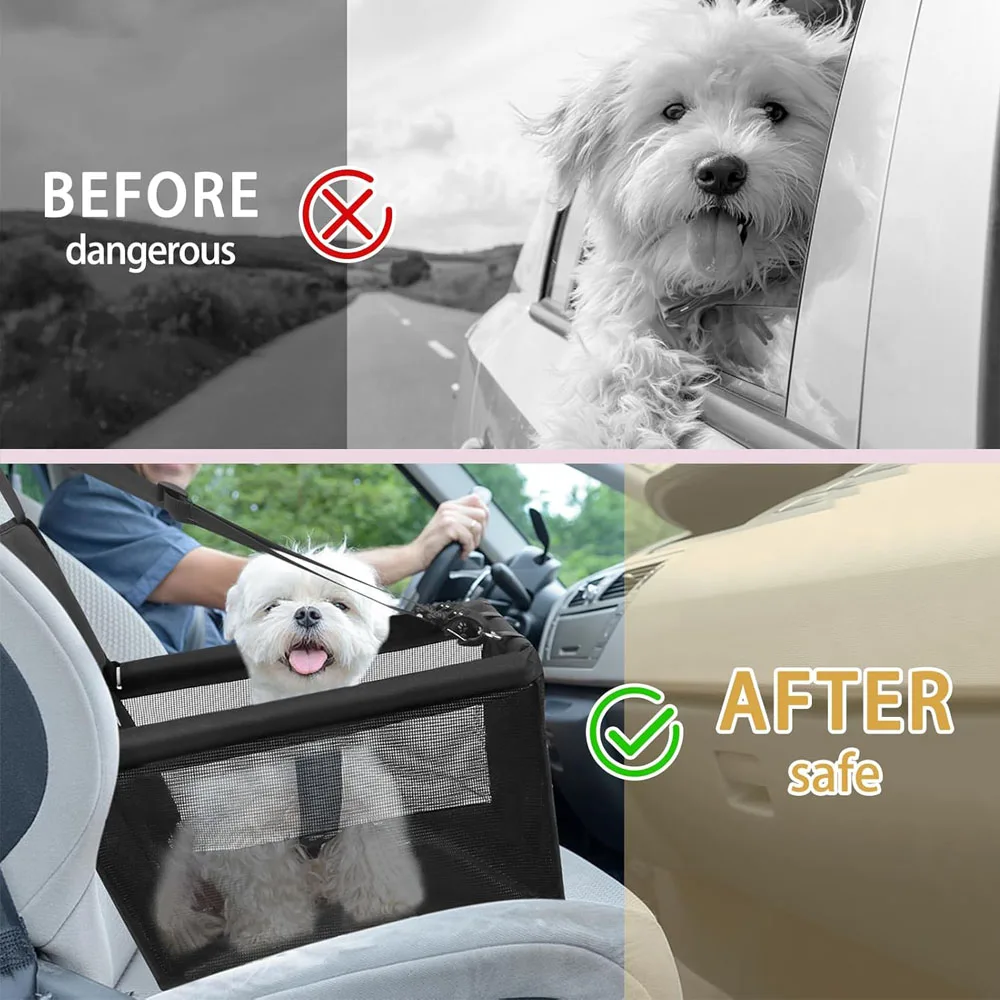 Gambar produk LVONG Pet Dog Cat Car Seat Waterproof Kursi Mobil Anjing Kucing - LV525