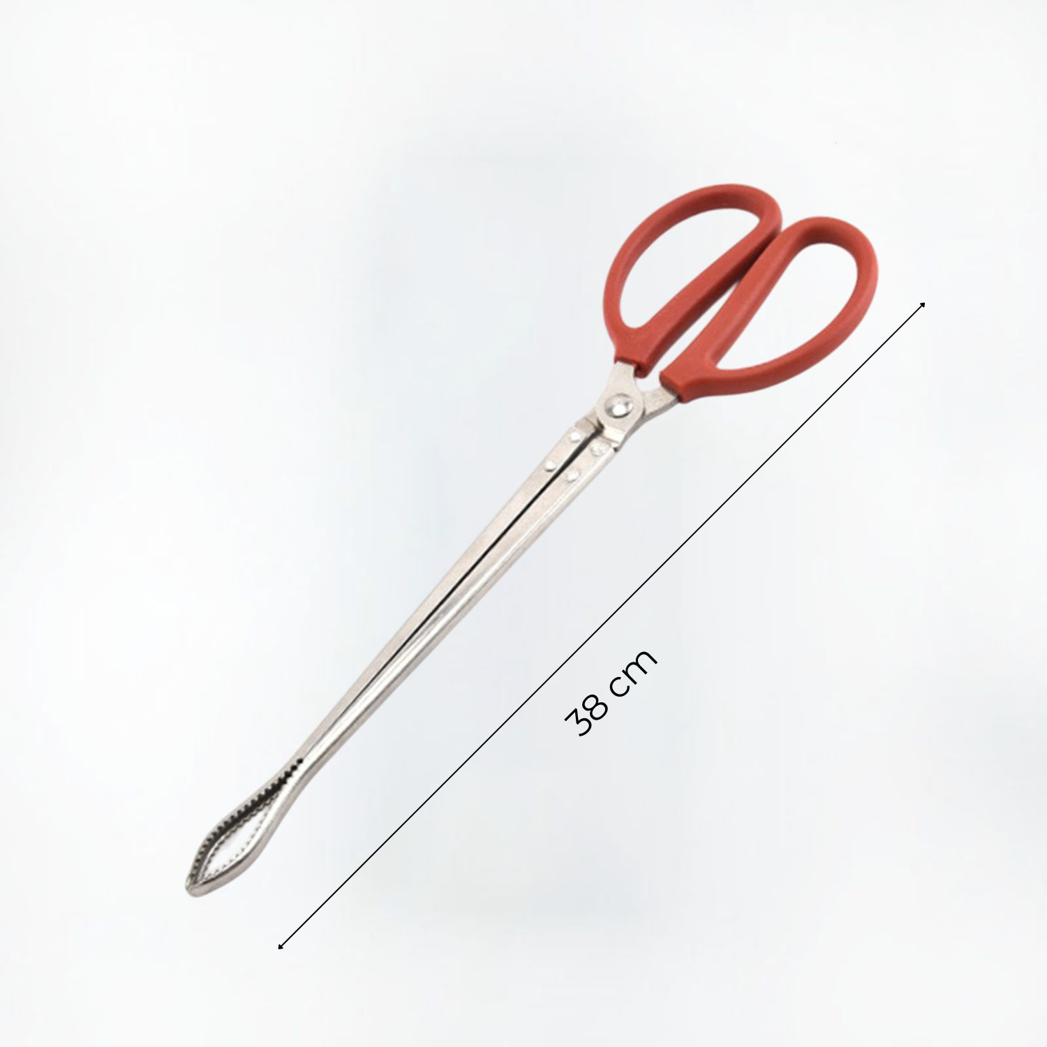 Gambar produk HOUSEEN Crab Tongs Gunting Capit Pengambil Kepiting 38cm Curve - CT1716