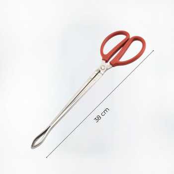 Gambar produk HOUSEEN Crab Tongs Gunting Capit Pengambil Kepiting 38cm Curve - CT1716
