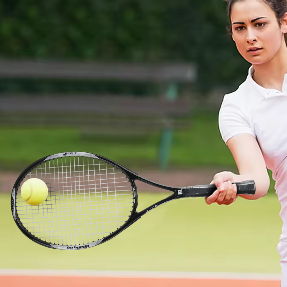 Gambar produk BO WEIQI Raket Tenis Carbon Aluminium Alloy 100sq 16x20 280g - B-280