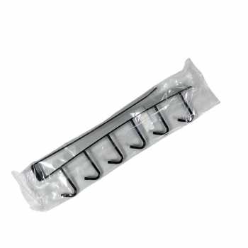 Gambar produk ZANLUTONG Rak Gantung Lemari Peralatan Dapur 6 Hook Aluminium - 2137