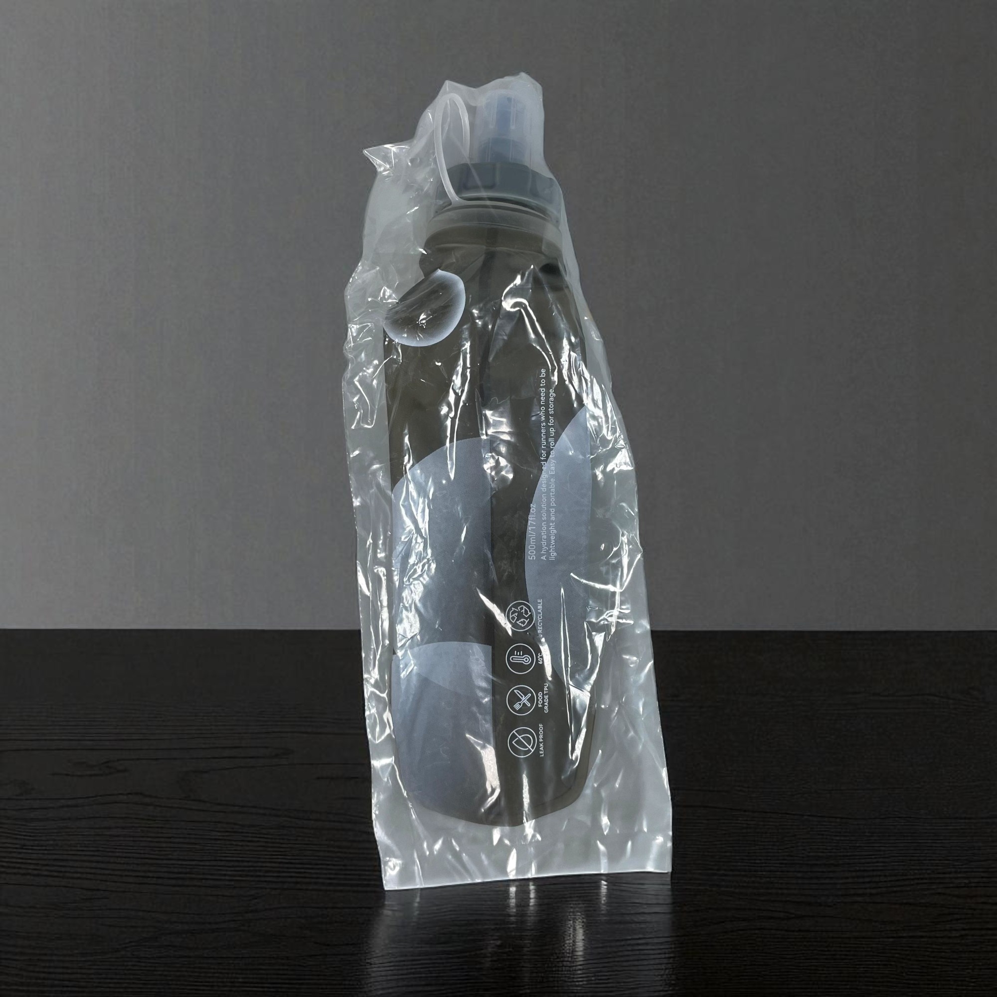 Gambar produk TaffSPORT Botol Minum Soft Flask Foldable Sport Water Bottle TPU 500ml - TS879