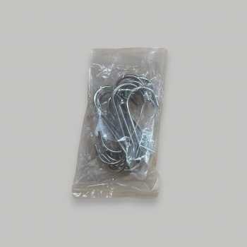 Gambar produk Hanger Gantungan S Serbaguna Stainless Steel Hook 10 PCS 5cm - M127