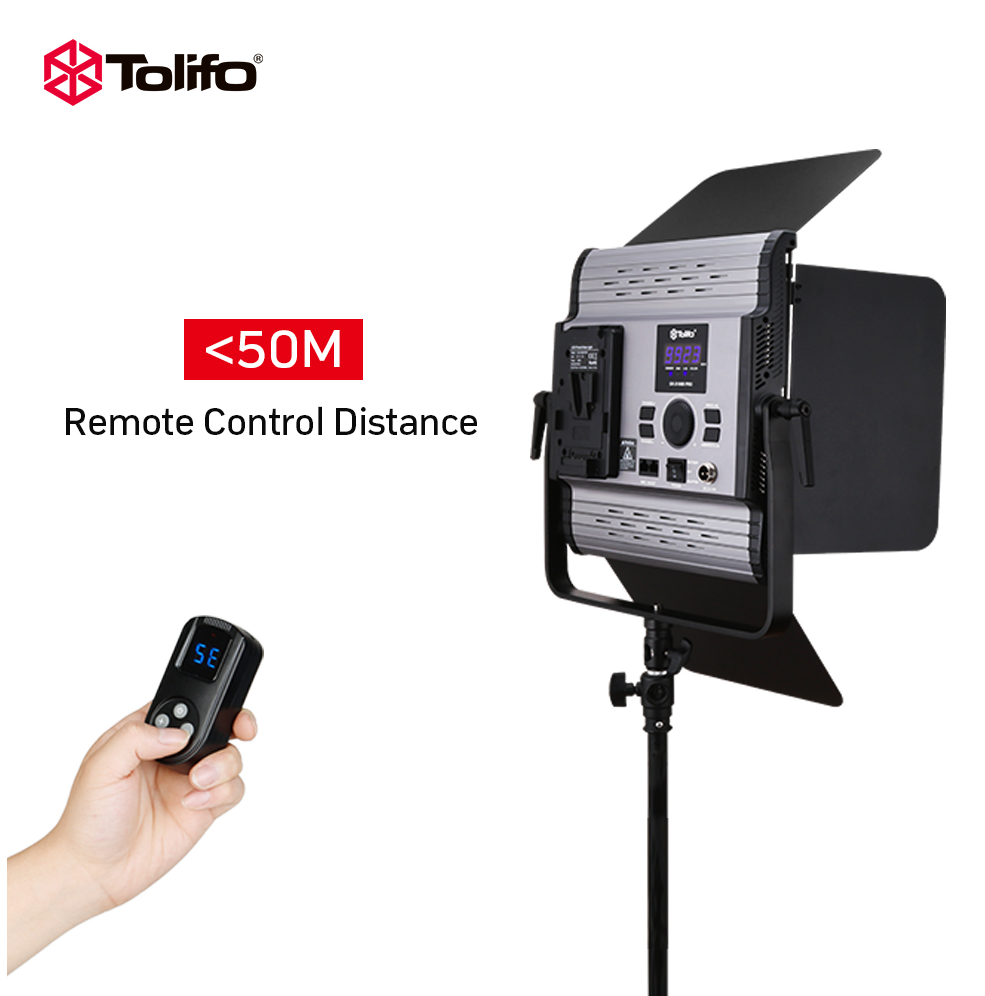 Gambar produk TOLIFO Lampu Kamera Foto Video Adjustable Studio Light LED 100W 9000LM - GK-S100B PRO