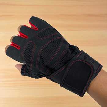Gambar produk HU WAI YUN DONG Sarung Tangan Motor Olahraga Half-Finger Gloves L - HWYD