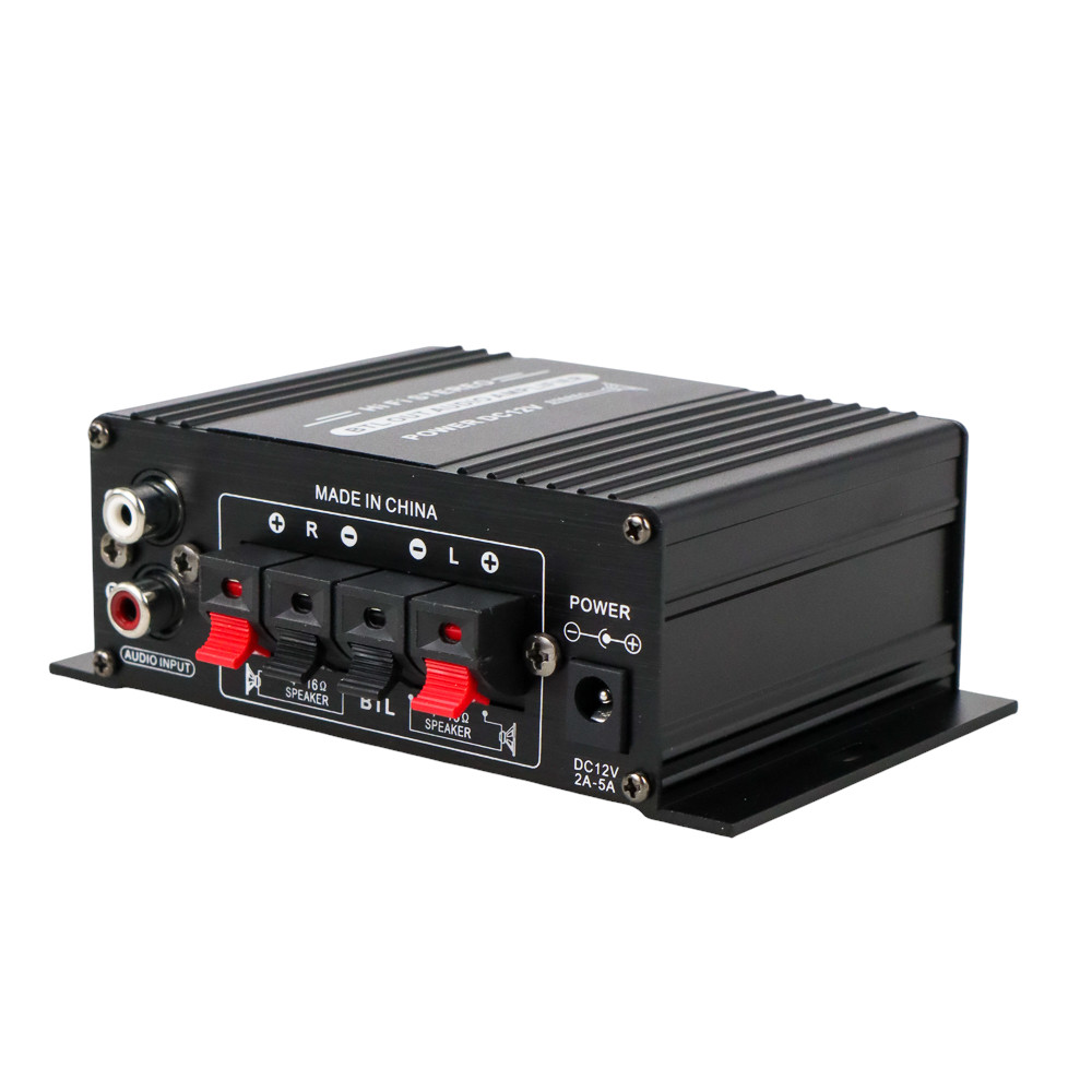 Gambar produk Lepy Hi-Fi Mini Stereo Car Amplifier Treble Bass Booster - AK-170