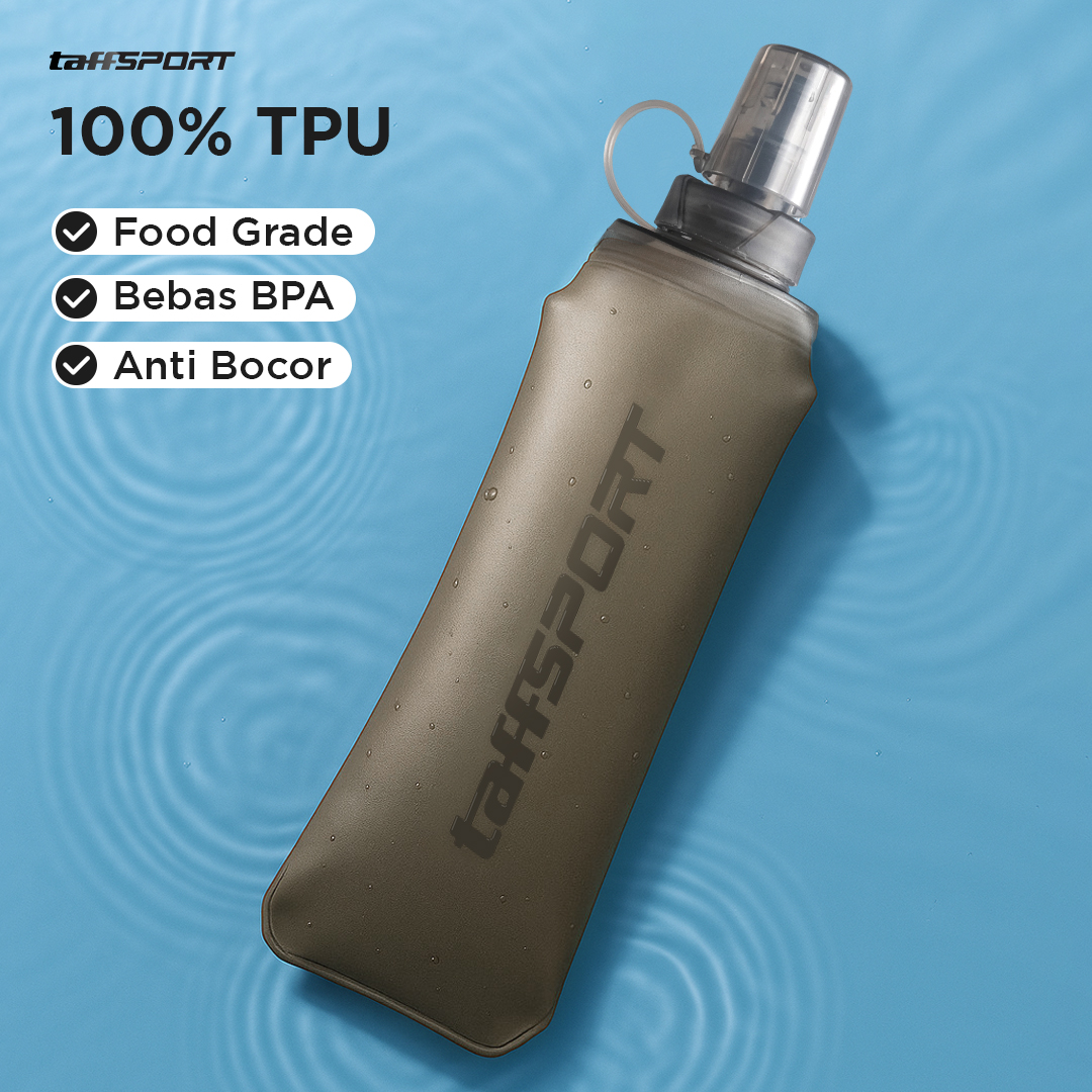 Gambar produk TaffSPORT Botol Minum Lipat Soft Flask Running Water Bottle 500ml - TF-50