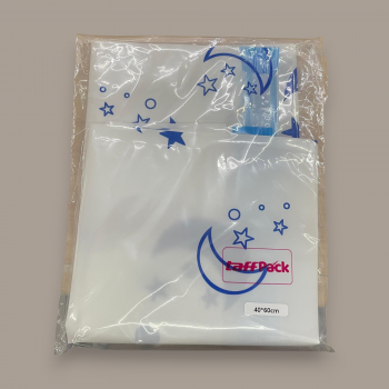 Gambar produk TaffPACK Kantong Plastik Pakaian Multifungsi Hand Roll 40x60cm Moon and Star - THR-10