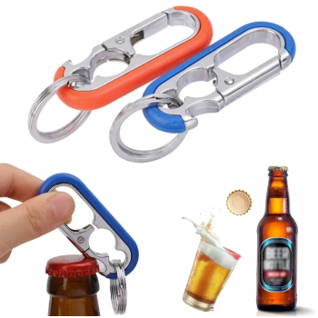 Gambar produk BILAW Gantungan Kunci Karabiner Keychain Quickdraw Bottle Opener - SN-29