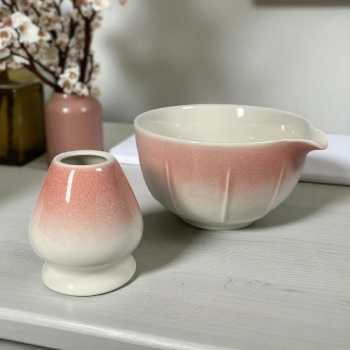 Gambar produk Dreambu Mangkuk Teh Set Chawan Chasen Stand Japanese Matcha Bowl 420ml