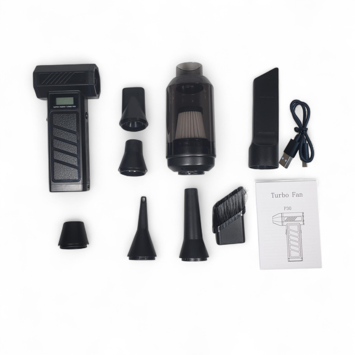 Gambar produk Isfriday Air Duster Blower Vacuum Turbo Jet Fan 130000RPM 8000Pa 184W - P30