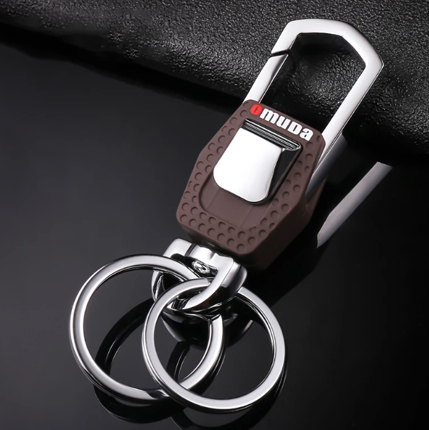 Gambar produk OMUDA Gantungan Kunci Carabiner Keychain Clip Double Ring Zinc Alloy - OM929