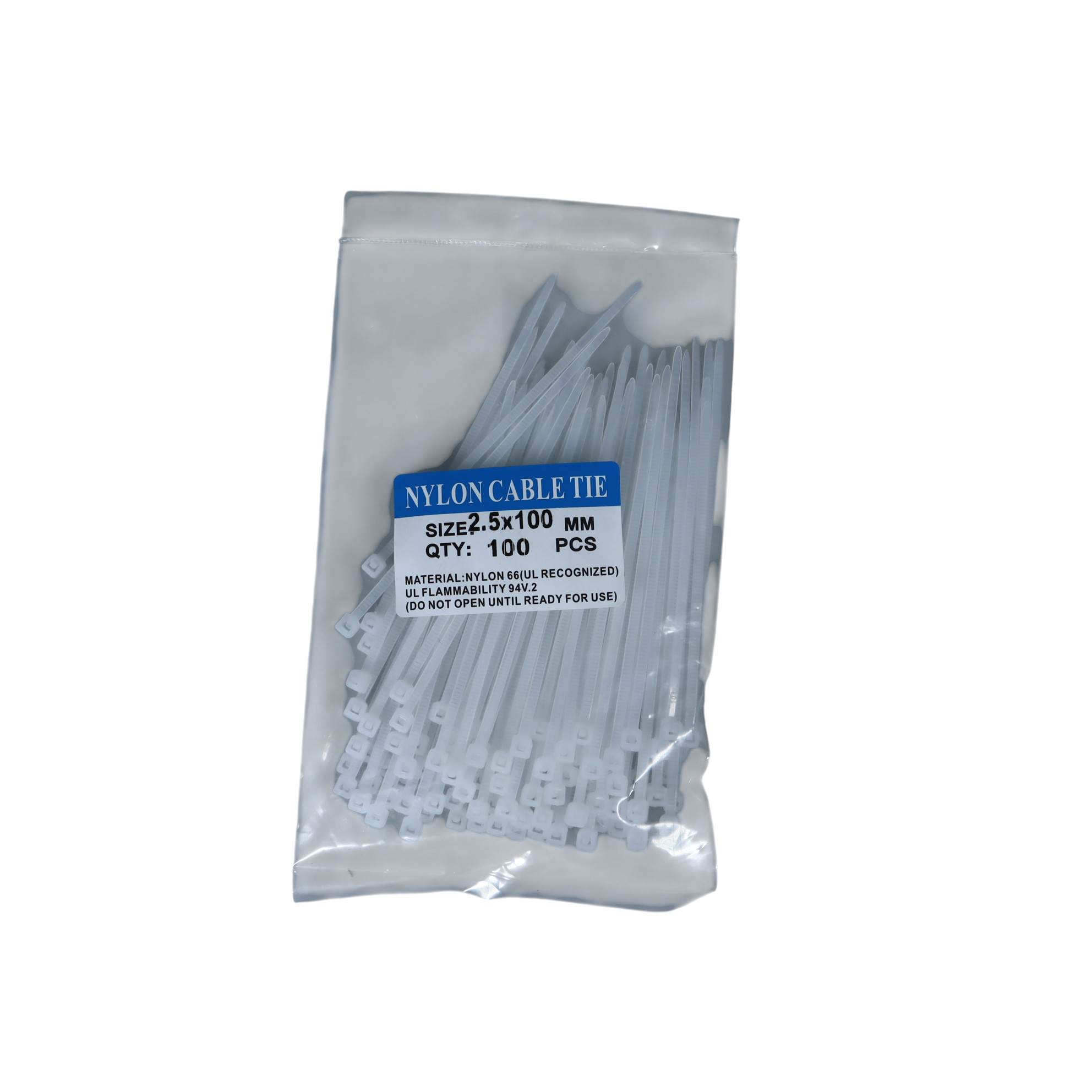 Gambar produk Taffware Kabel Ties Cable Nylon Multifunction 100 PCS 2.5x100mm - YQ835