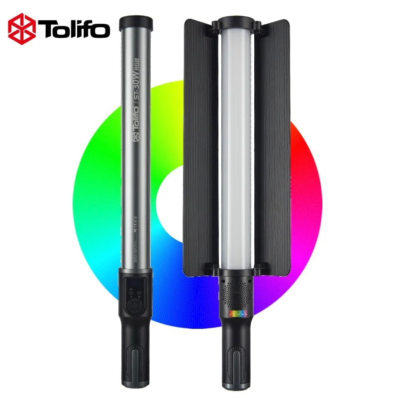 Gambar produk Tolifo Lampu LED RGB Studio Fill Light Stick 2700-10000K 2200mAh 30W - ST-30RGB