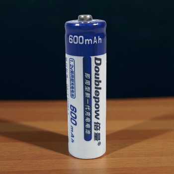 Doublepow Baterai Rechargeable Nickel Hydrogen AA Ni-MH 1.2V 600mAh