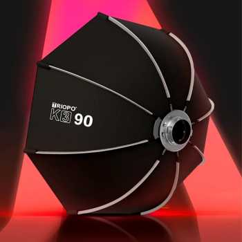 TRIOPO Payung Softbox Octagon Bowens Mount Diffuser Parabolic 1.2M - K3