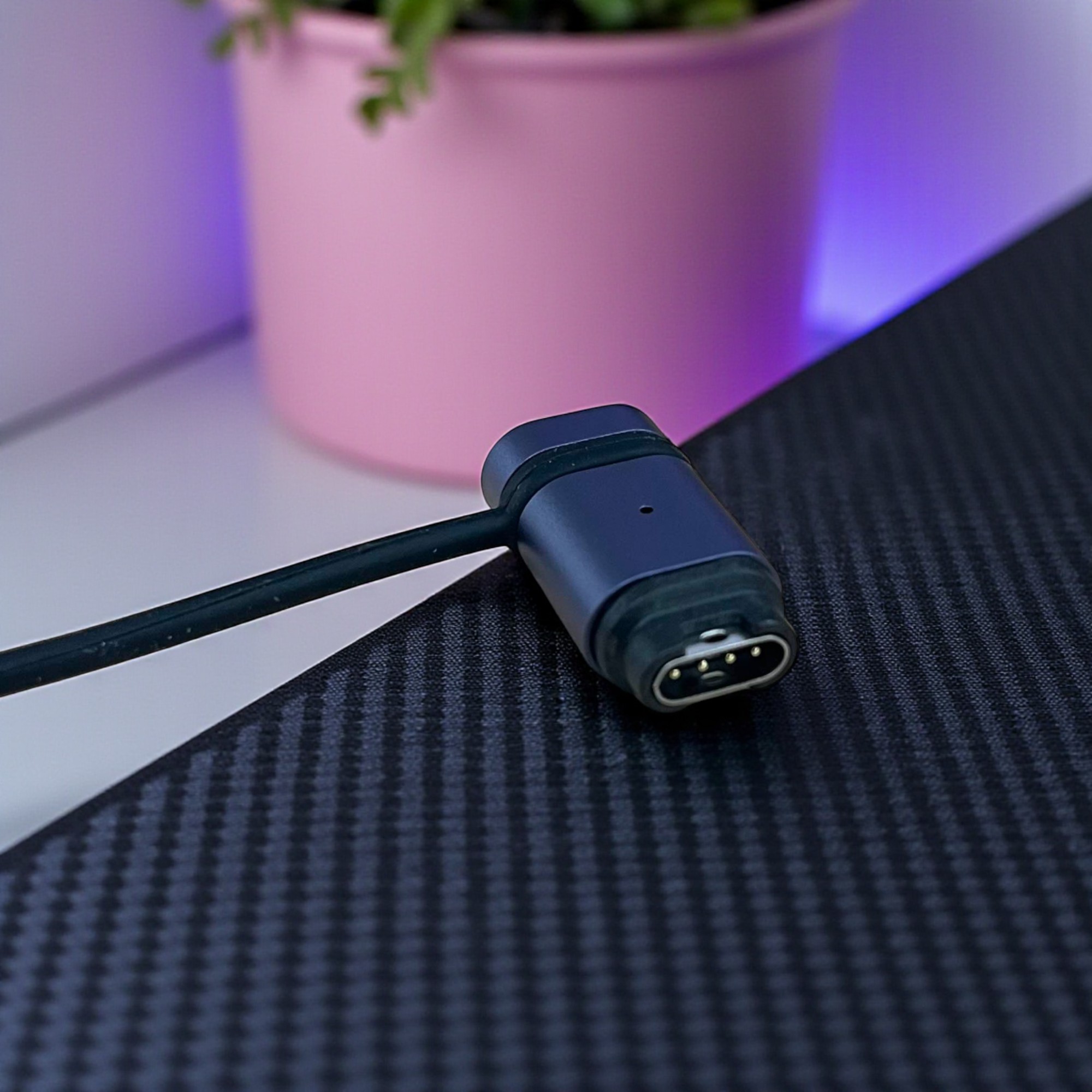 Gambar produk HUXUAN Charger Magnetik Adapter USB Type C for Garmin Fernix 7 6S Straight Head - HX12