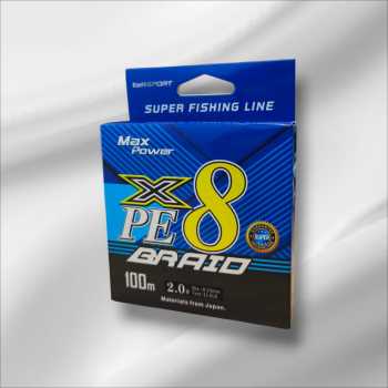 Gambar produk TaffSPORT Senar Pancing PE 8 Braided Strand Fishing Line 100M 2.0 - X8