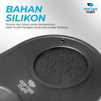 Gambar produk One Two Cups Silicone Holder Mat Tamper Kopi Espresso Barista - 0310