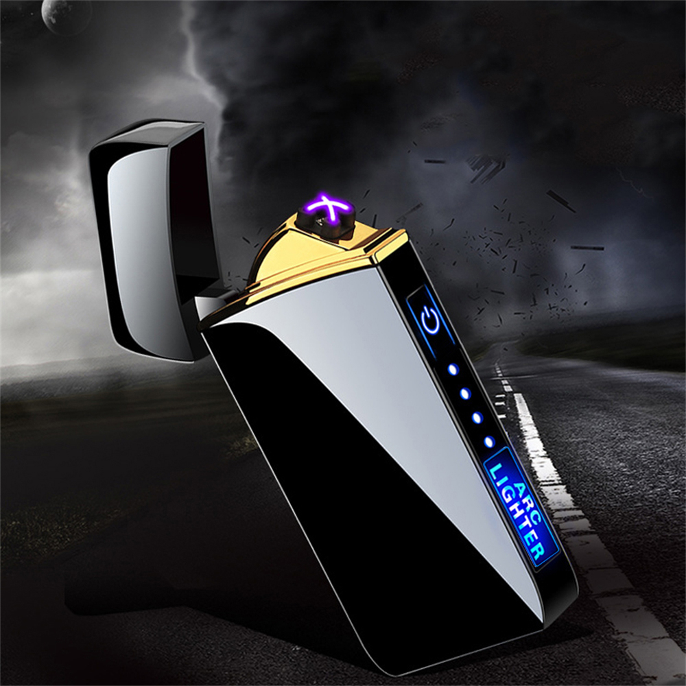 Gambar produk LAFAGIET Korek Api Elektrik Arc Cigar Lighter Rechargeable Windproof - A6