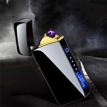 Gambar produk LAFAGIET Korek Api Elektrik Arc Cigar Lighter Rechargeable Windproof - A6