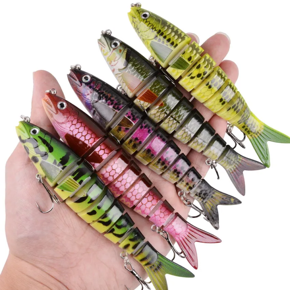 Gambar produk AOrace Umpan Pancing Ikan Sinking Wobblers Fishing Lures Jointed 13cm - AO376