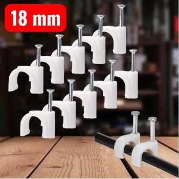 YUEQING Klip Kabel Cable Clip Round Wire Management 100 PCS with Box - YQ802