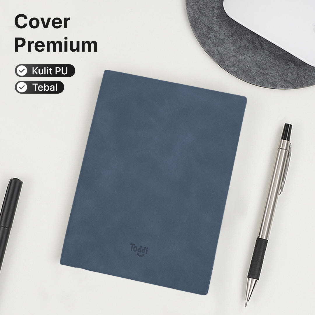 Gambar produk Toddi Buku Catatan Jurnal Notebook Cover PU Leather - DJ64-31