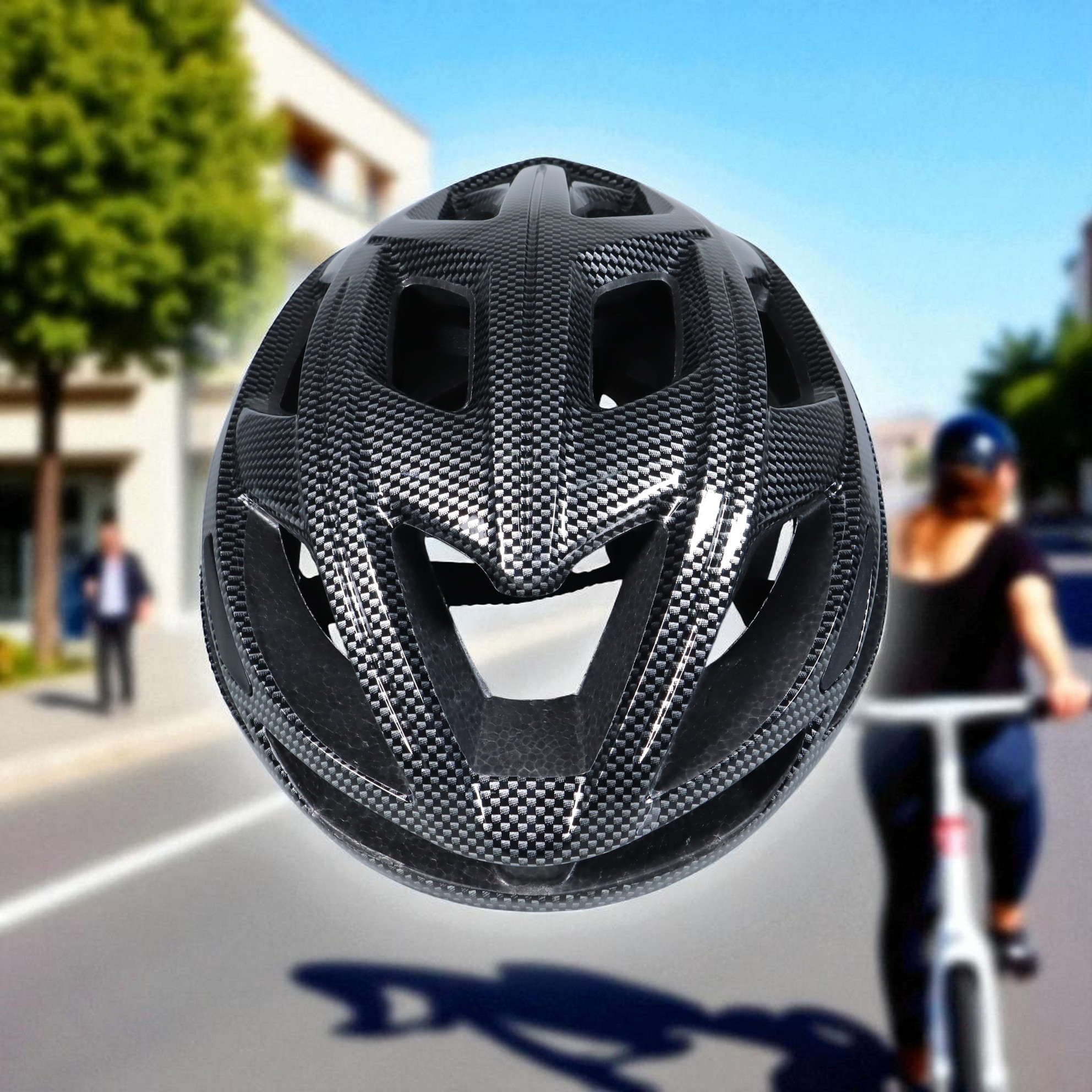 Gambar produk TaffSPORT Helm Sepeda Scooter Bicycle Helmet Ultralight Standard Vers - BK-4