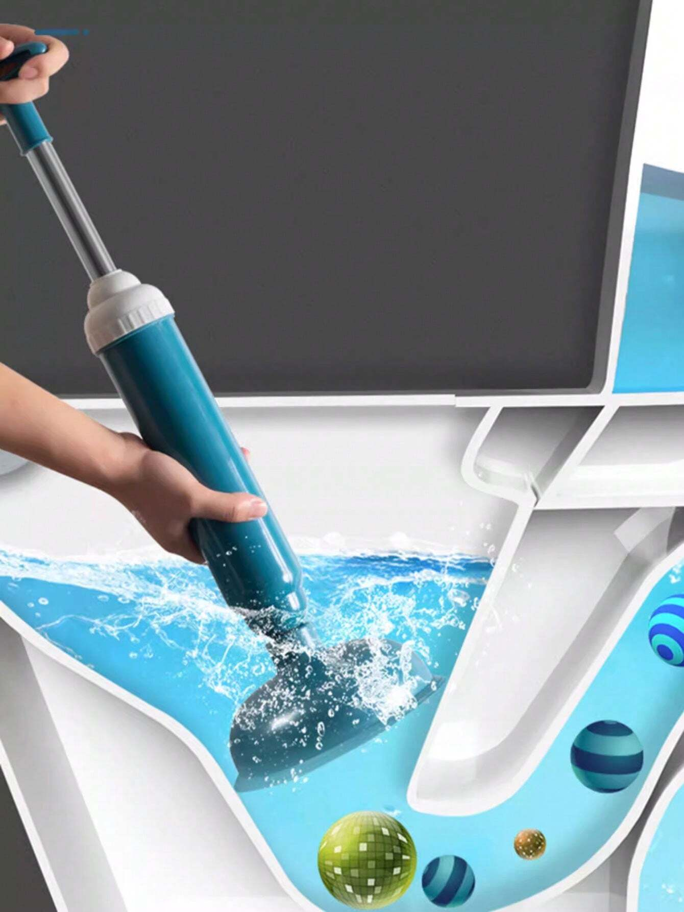Gambar produk FMA Alat Penyedot WC Toilet Plunger High Pressure Drain Suction Cups - FM-CPS