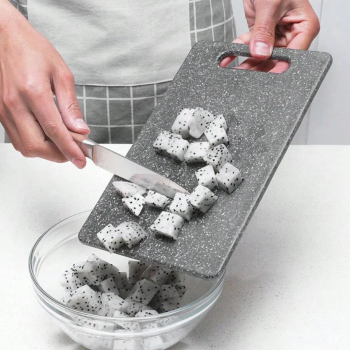 Gambar produk SDEEP Talenan Dua Sisi Imitation Marble Texture PP Cutting Board L - SPLM