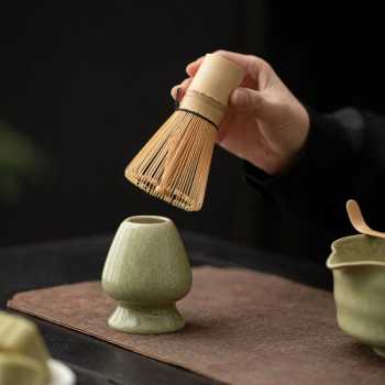 Gambar produk Xianli Dudukan Pengaduk Matcha Chasen Tate Whisk Stand - D-40