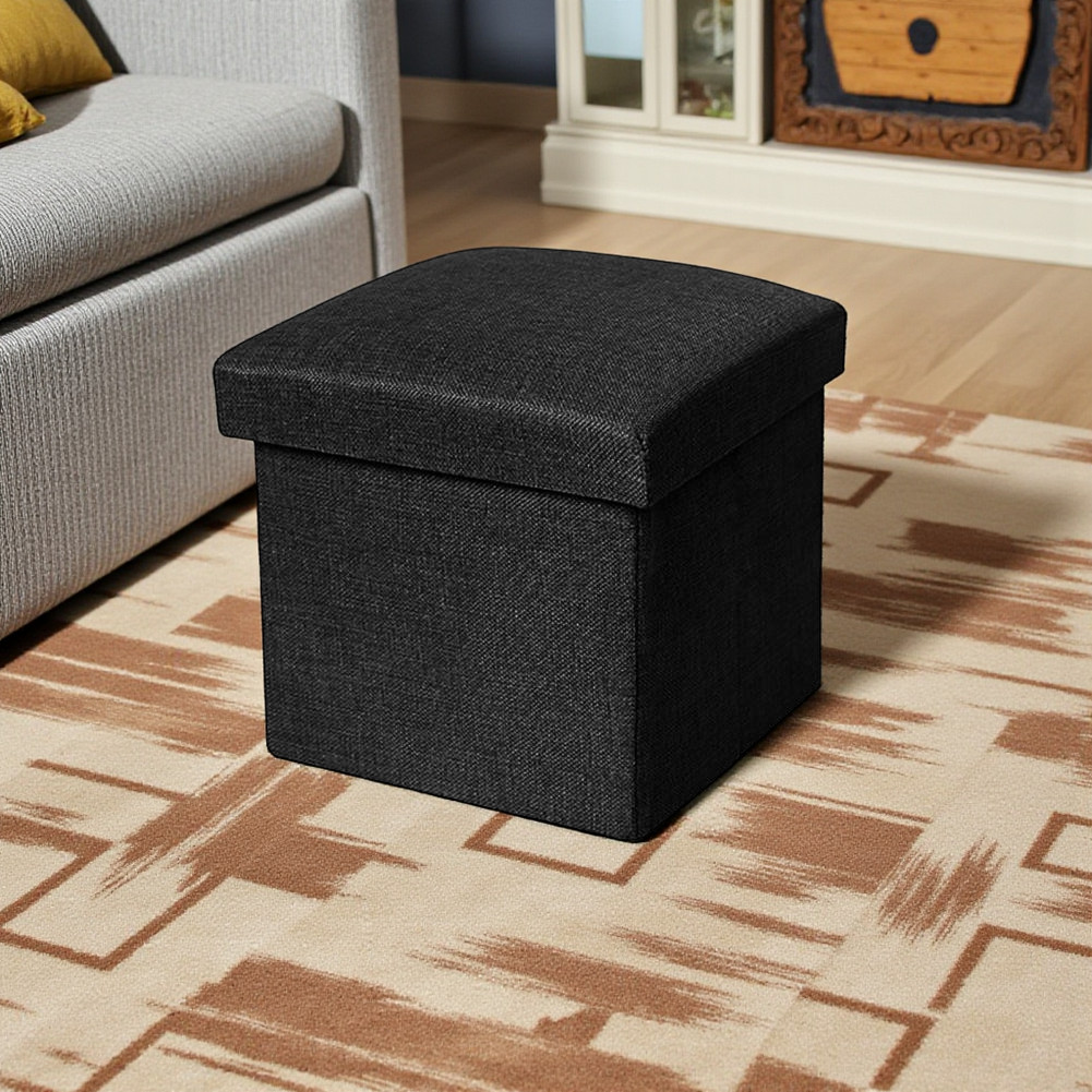 Gambar produk FStool Sofa Kotak Penyimpanan Barang Foldable Storage 30x30x30cm - CI070