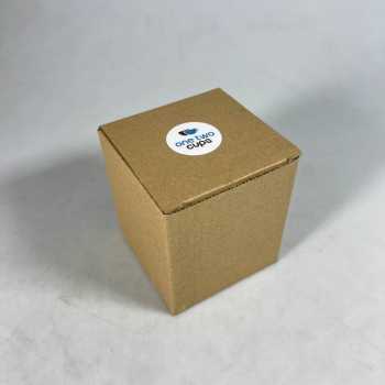 Gambar produk One Two Cups Gelas Kaca Aesthetic Kopi Teh Wood Sleeve Glass 130ml - GN13